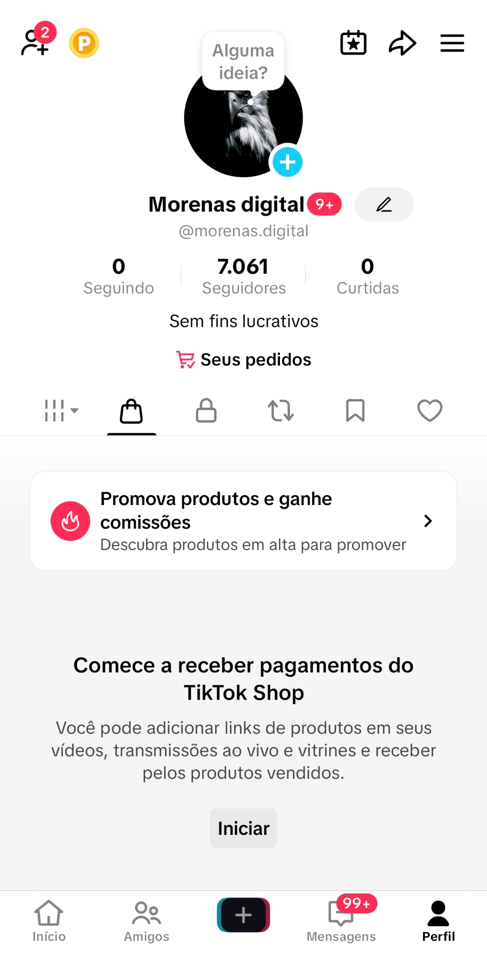 (SHOP) 7 Mil Seguidores com Shop Ativo