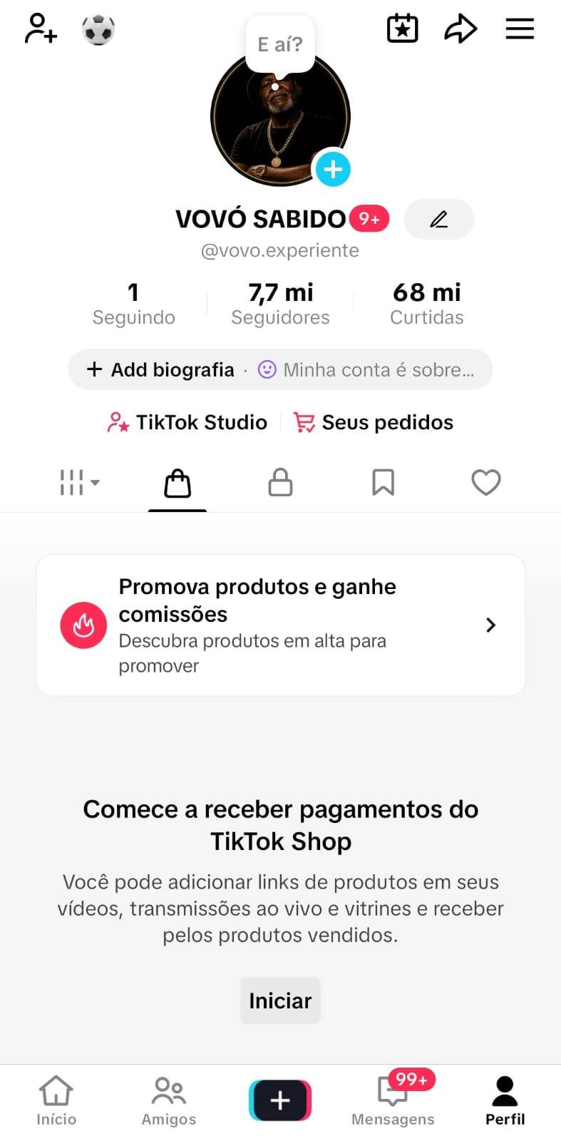 (SHOP) 7 Milhões Seguidores com Shop Ativo